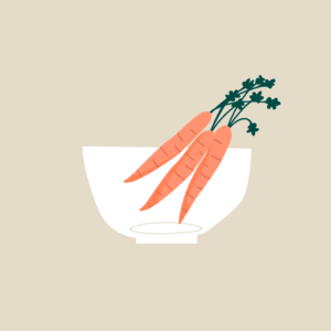 Illustration soupe de carottes